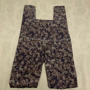 Lululemon High Waisted Camo Leggings
